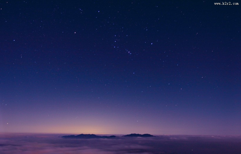 璀璨的星空夜景图片大全