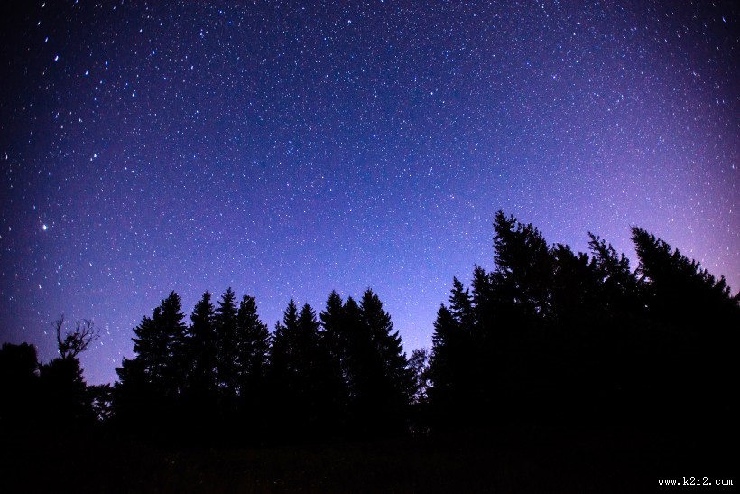 璀璨的星空图片