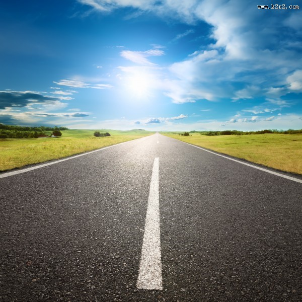 公路唯美风景图片