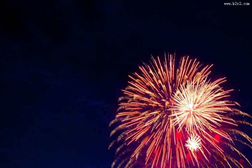 夜空灿烂的烟花图片大全