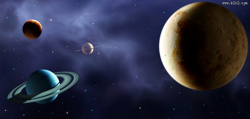 美丽的星球和浩瀚的宇宙图片