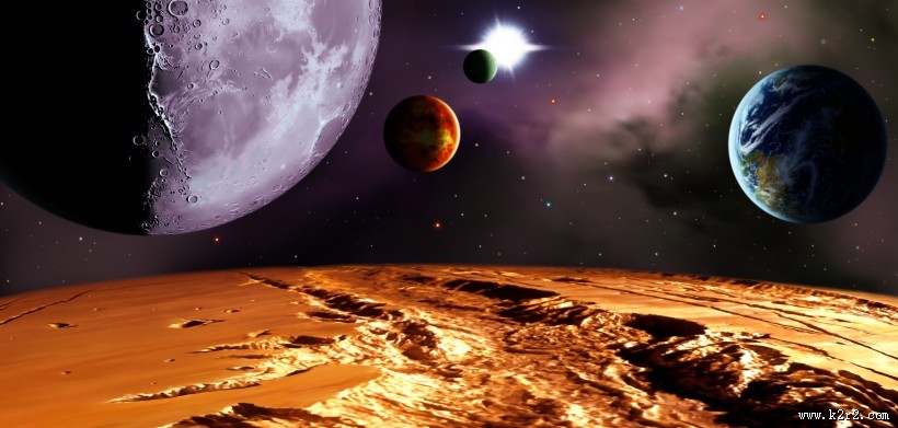 美丽的星球和浩瀚的宇宙图片