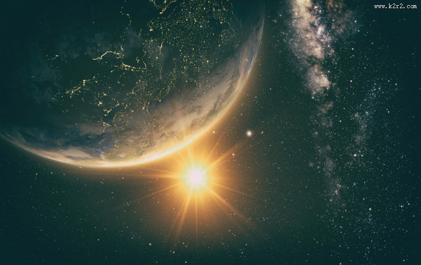 宇宙闪亮的星系图片大全