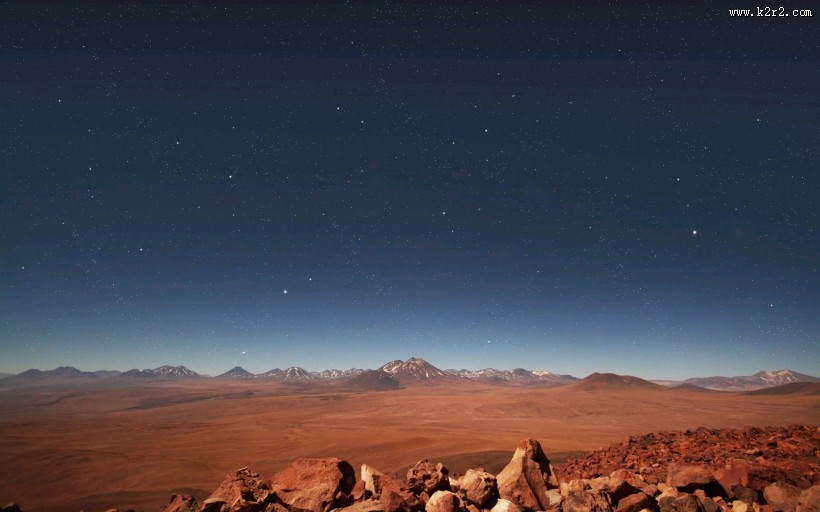 沙漠戈壁风景图片