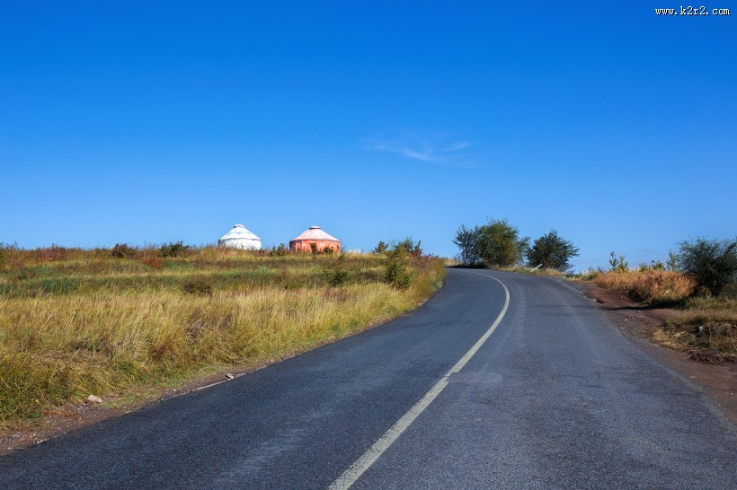 河北草原天路风景图片大全