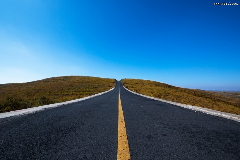 河北草原天路风景图片大全