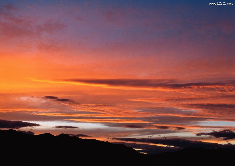 绚丽的“火烧云”图片大全