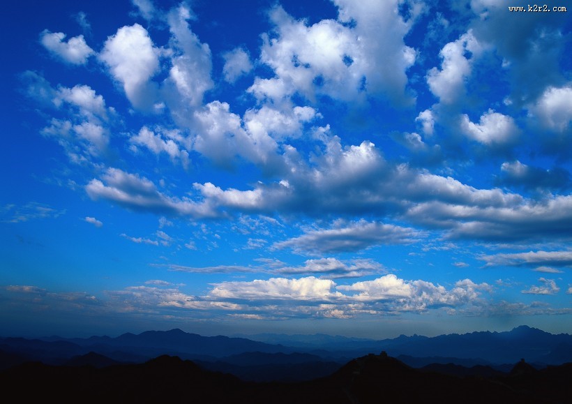蓝天与白云图片大全