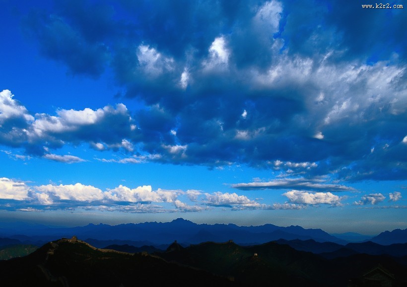 蓝天与白云图片大全