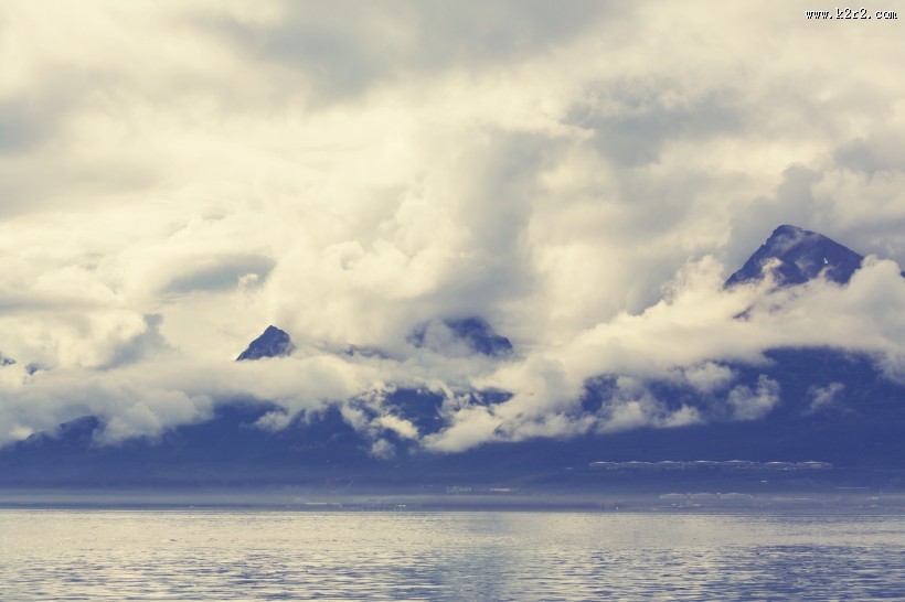 高山云海景色图片