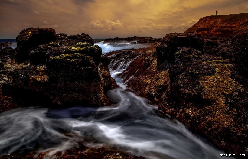 海潮风光图片大全
