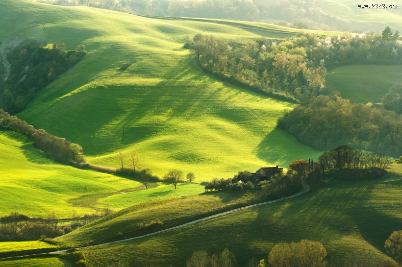 山坡草原图片大全