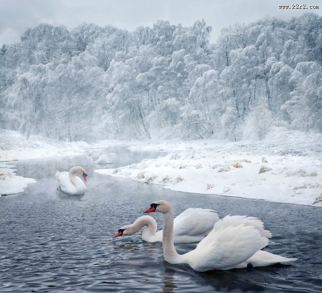 山水湖泊景色图片