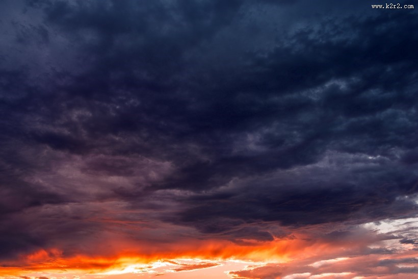 唯美黄昏景色图片