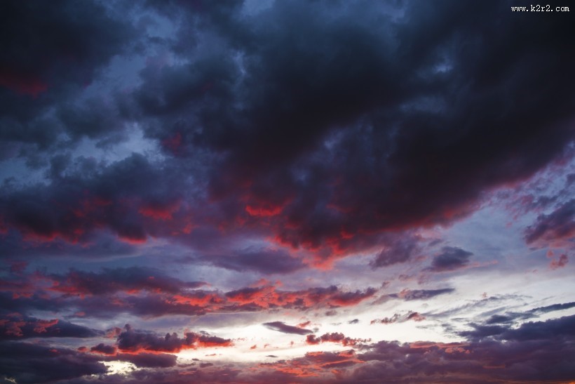 唯美黄昏景色图片