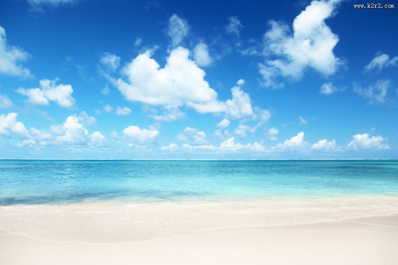 唯美海浪景色图片