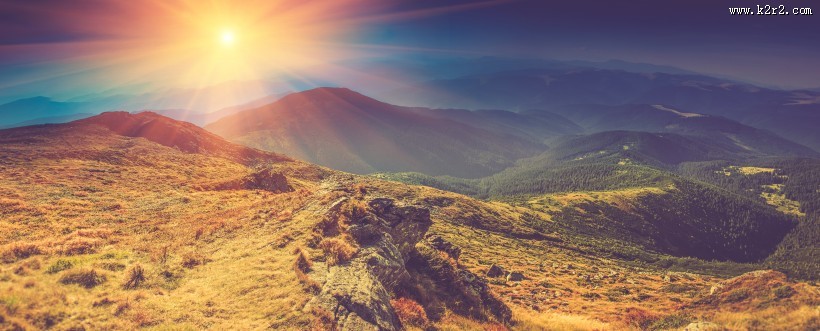 黄昏自然美景图片