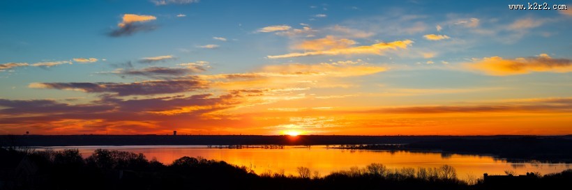 黄昏自然美景图片