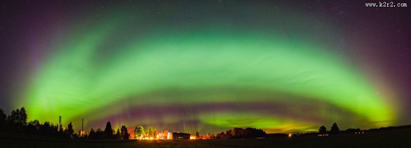 唯美的极光图片大全