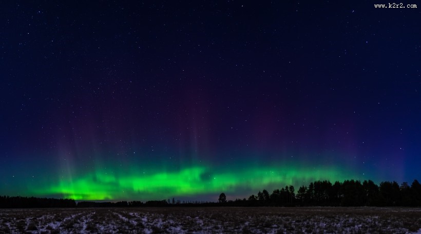 唯美的极光图片大全