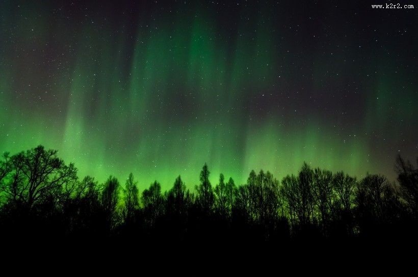唯美的极光图片大全