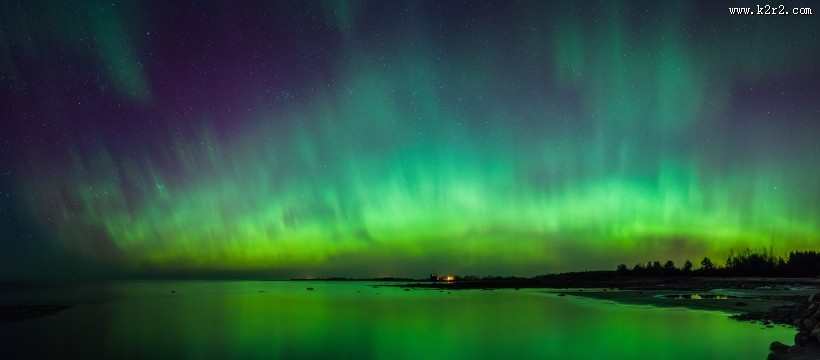 唯美的极光图片大全