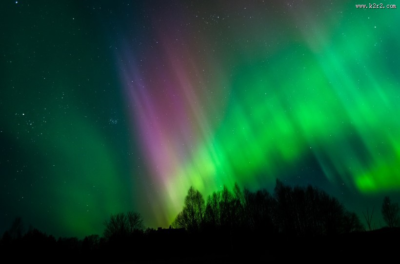 唯美的极光图片