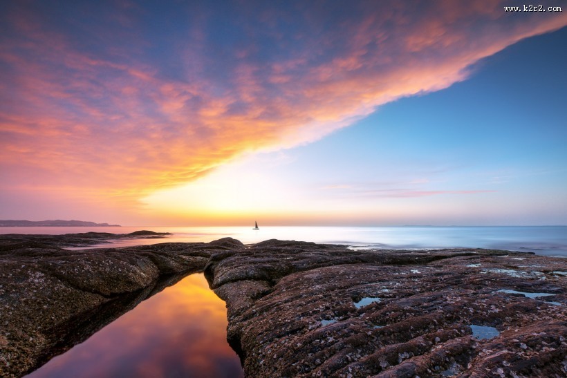 宁静的大海图片