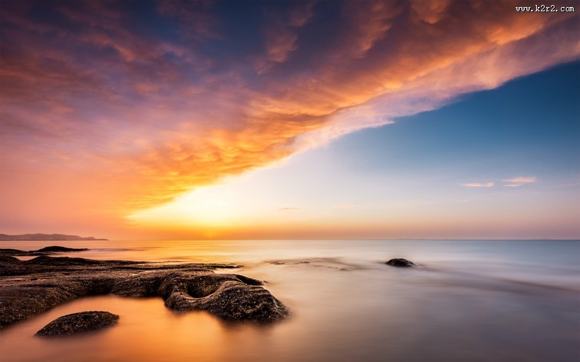 宁静的大海图片