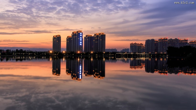 醉美夕阳红图片