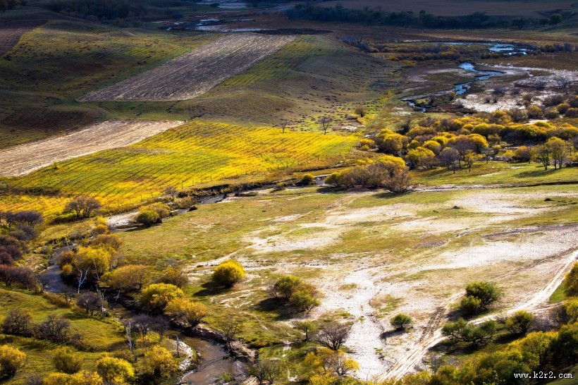 金秋坝上草原风光图片