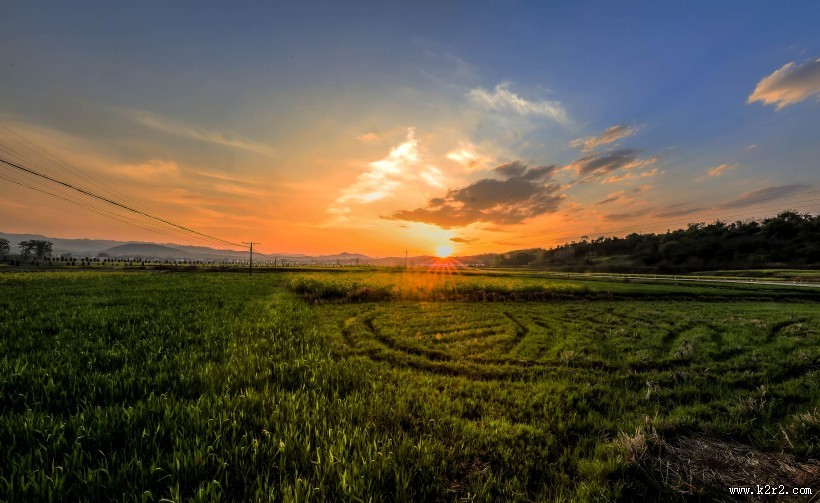 美丽的乡村风景图片