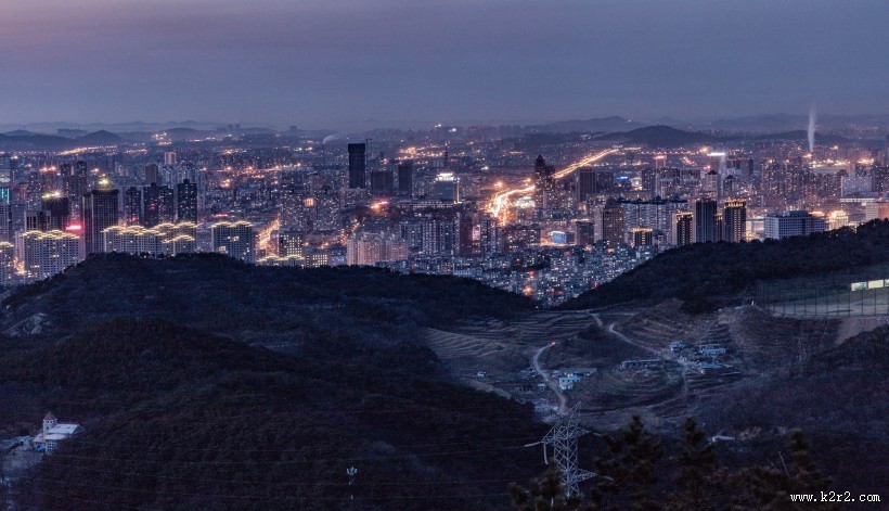 唯美的城市夜色图片