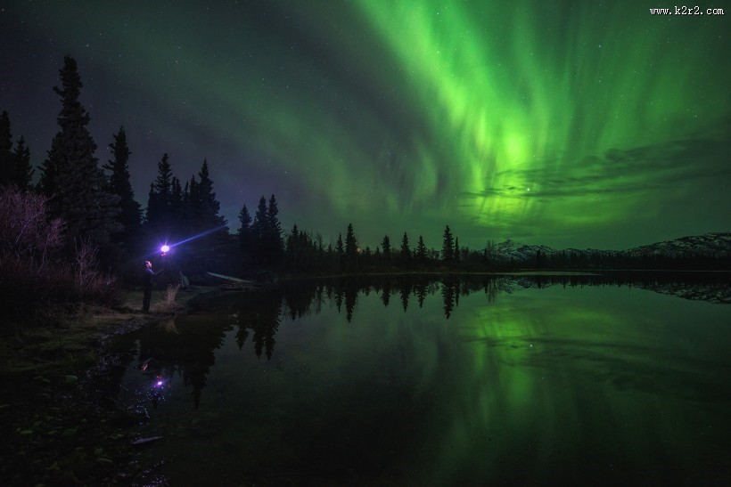 神奇的极光图片