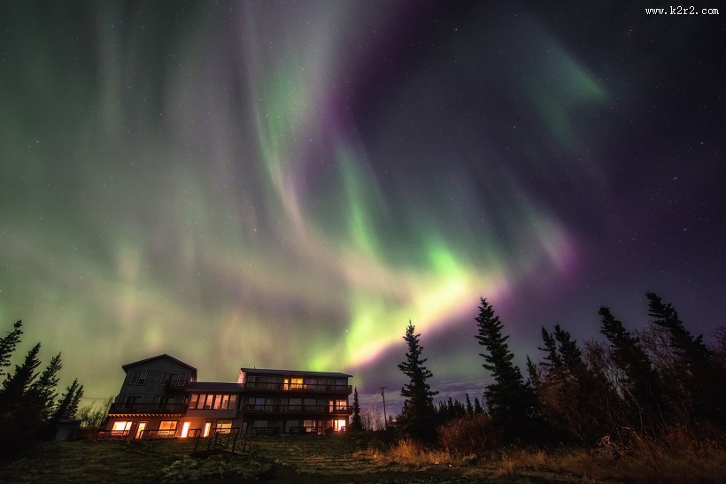 神奇的极光图片