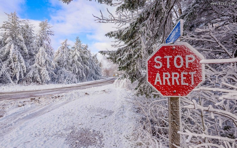 唯美雪景冬季风景图片