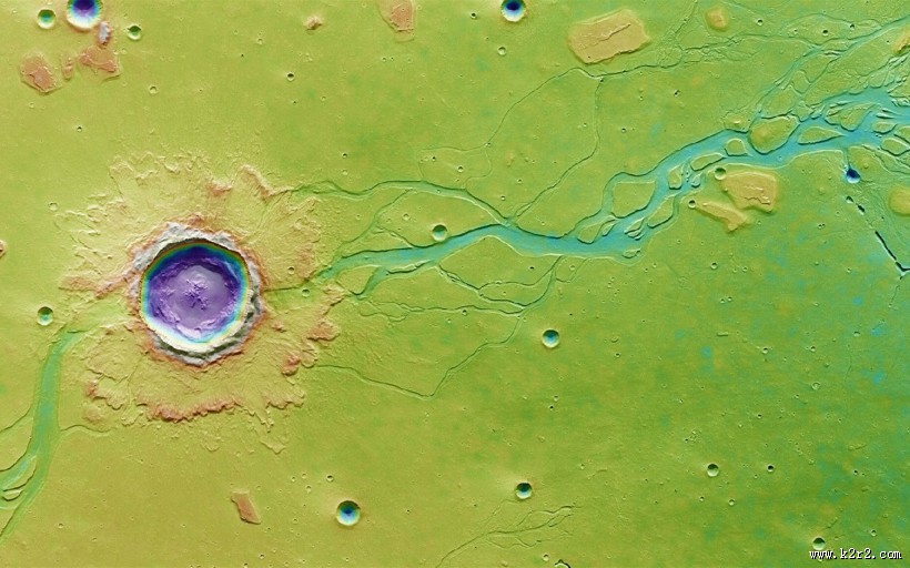 火星壮美风景图片