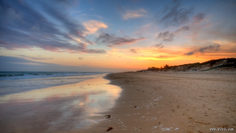 阳光折射绚丽风景图片