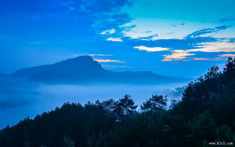 日出朝霞风景图片