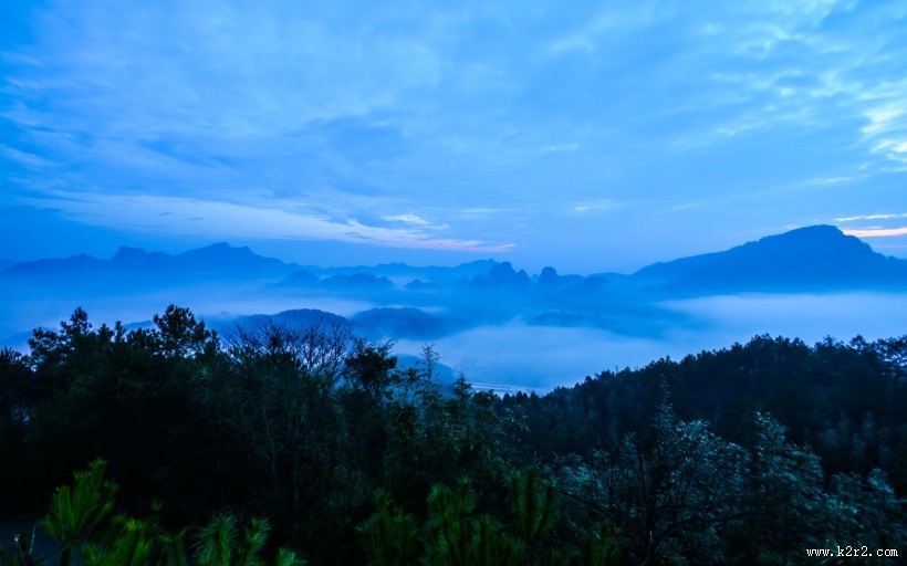 日出朝霞风景图片