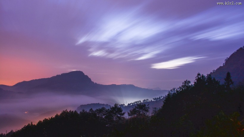 日出朝霞风景图片