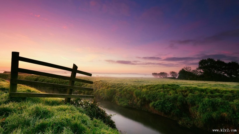 唯美田园风光图片