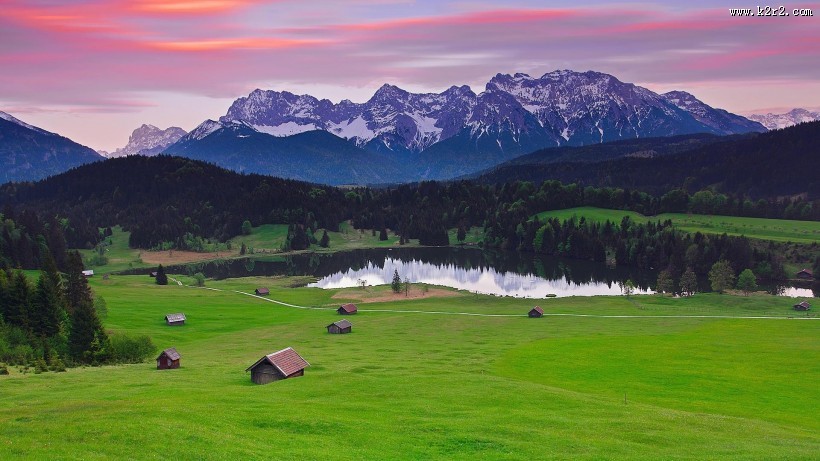 唯美山峰自然风景图片