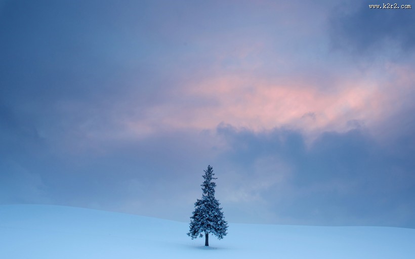 冬天唯美雪景图片