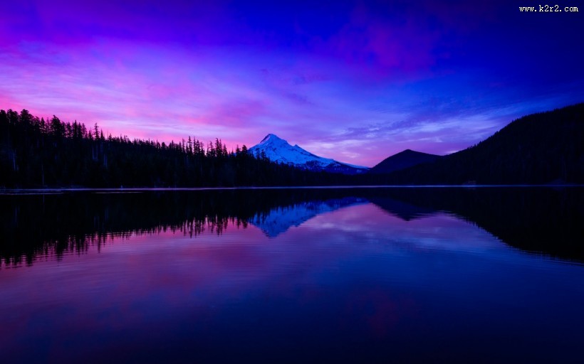唯美的雪景图片