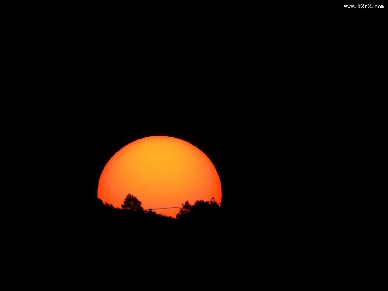 唯美的日出风景图片