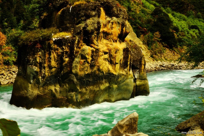 尼洋河风光图片