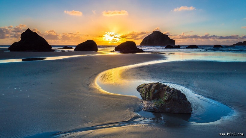 美丽的晚霞自然景色图片大全