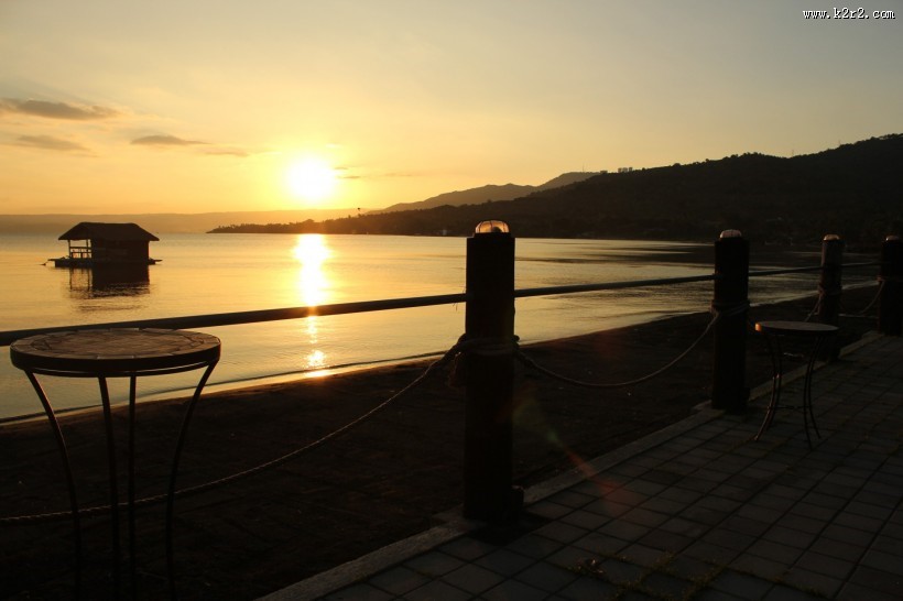 美丽的落日风景图片