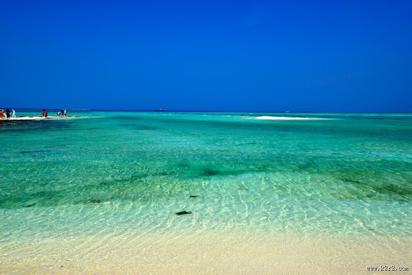 西沙银屿岛风景图片